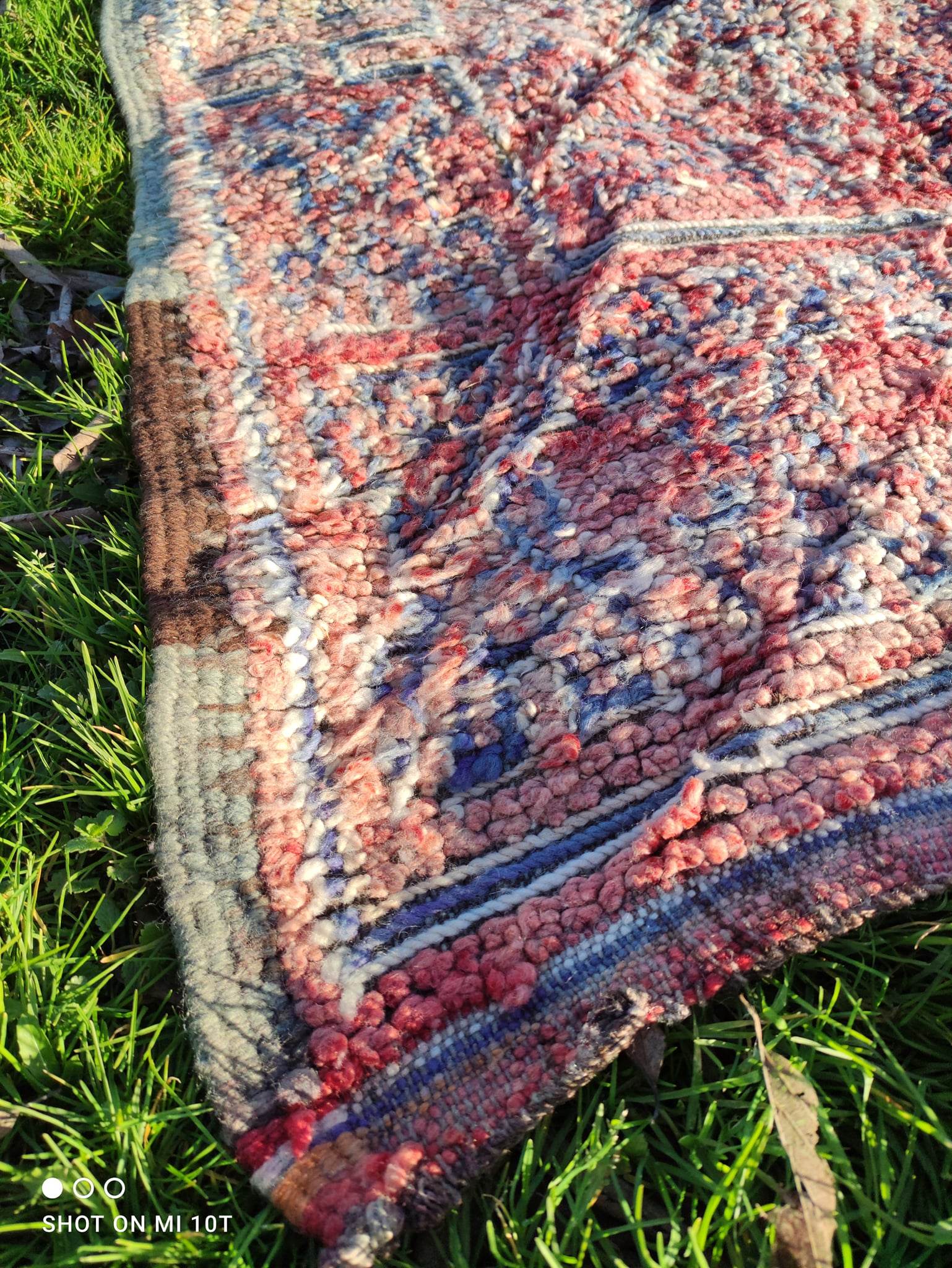 Berber carpet beni mguild seventies 3m50 on 2m05