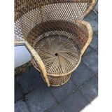 Rattan peacock chair