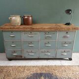 Industrial chest of drawers sidetable TV cabinet