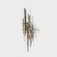 Very Large Brutalist Sconce by Albano Poli for Poliarte, 1970s