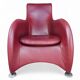 Montis / Gerard van den Berg / 1990s / Bordeaux red leather