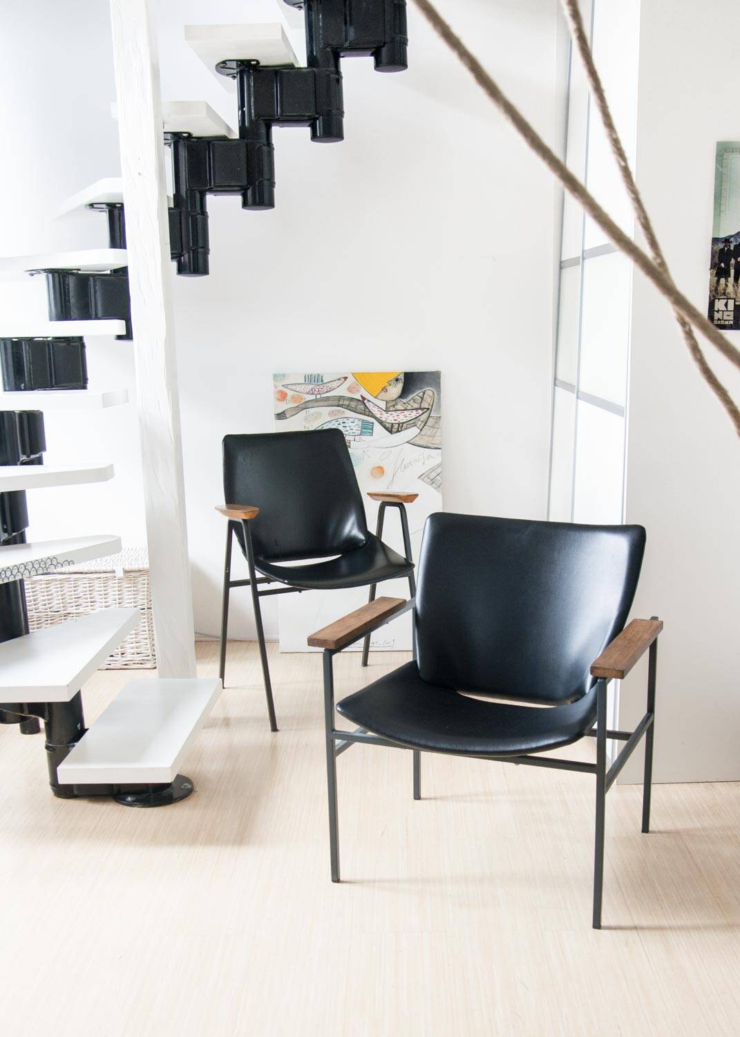 Chaise 1099FK Shell Lupina par Niko Kralj pour Stol, 1950s