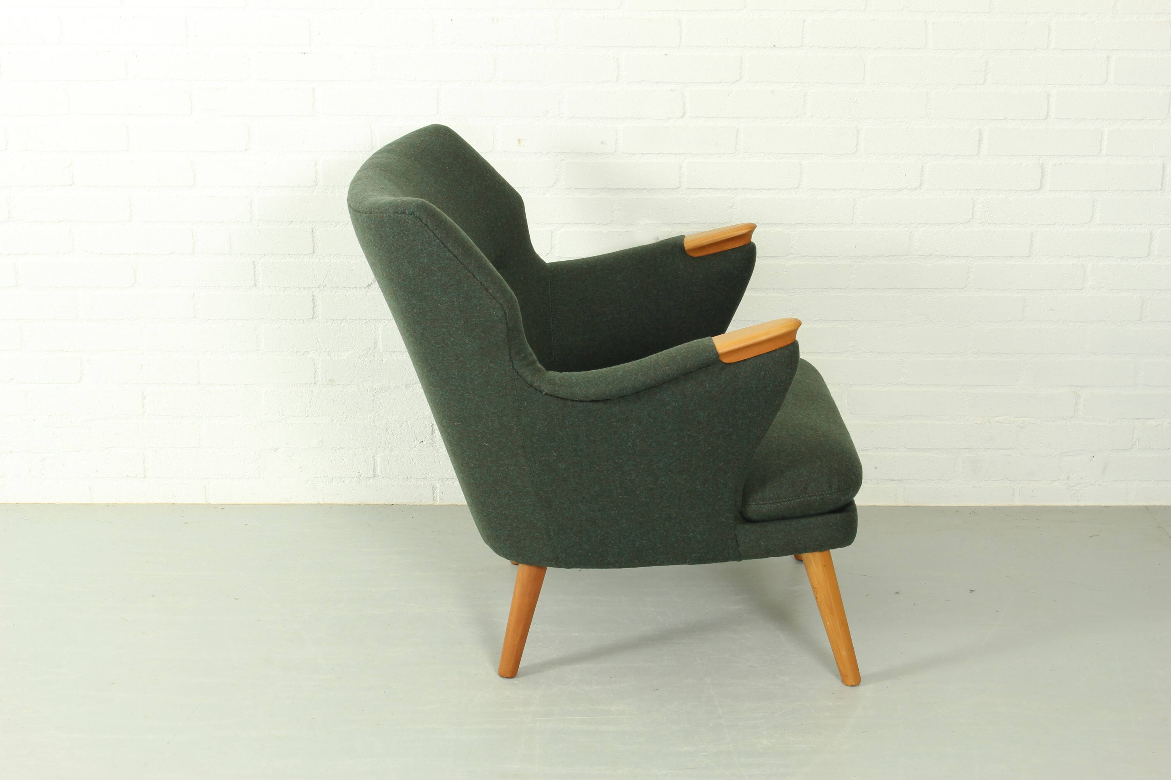 Kurt Olsen lounge chair No 221, Slagelse Møbelvaerk, 1960s