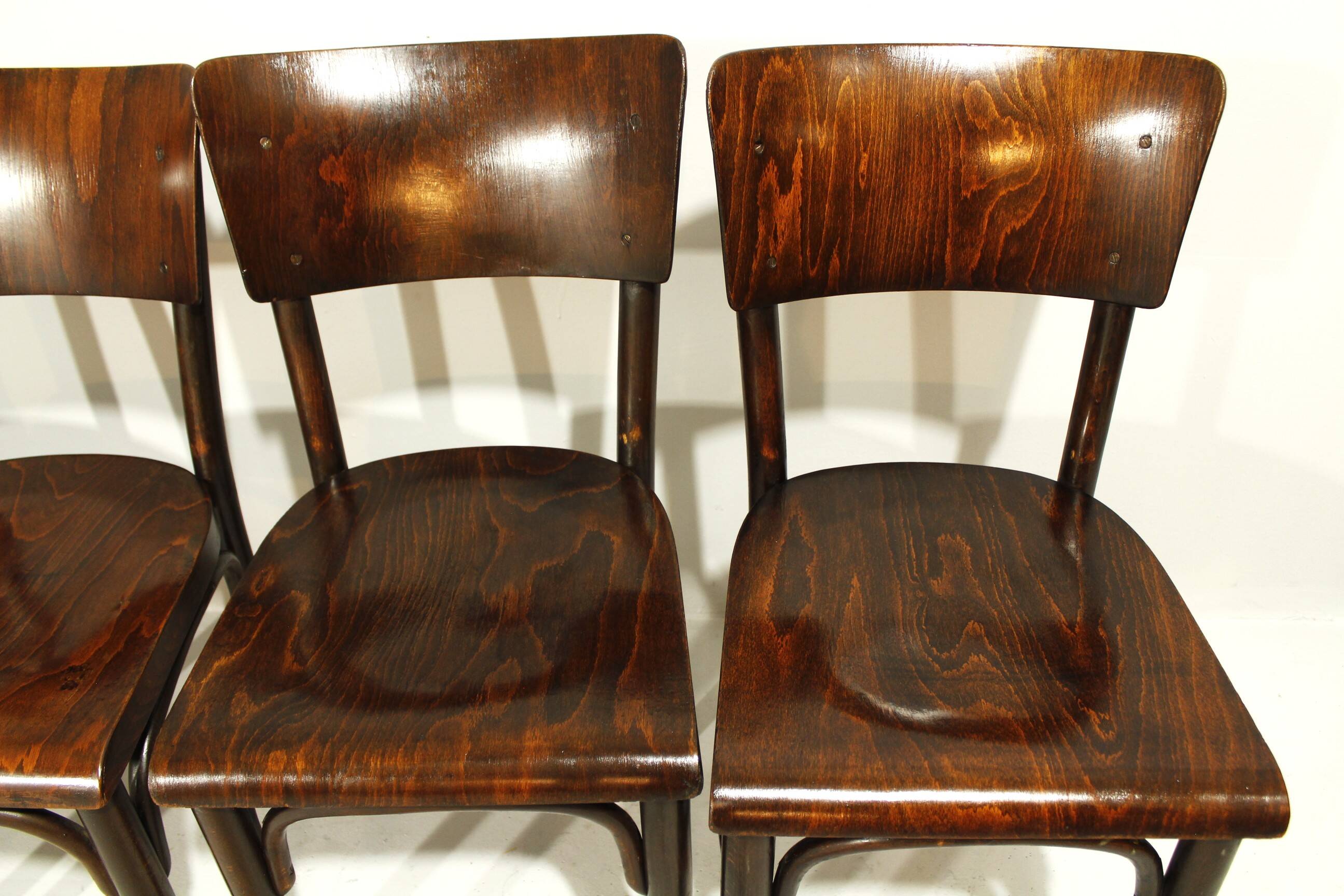 Pub Chairs from Thonet, 1930s, Set of 6, II