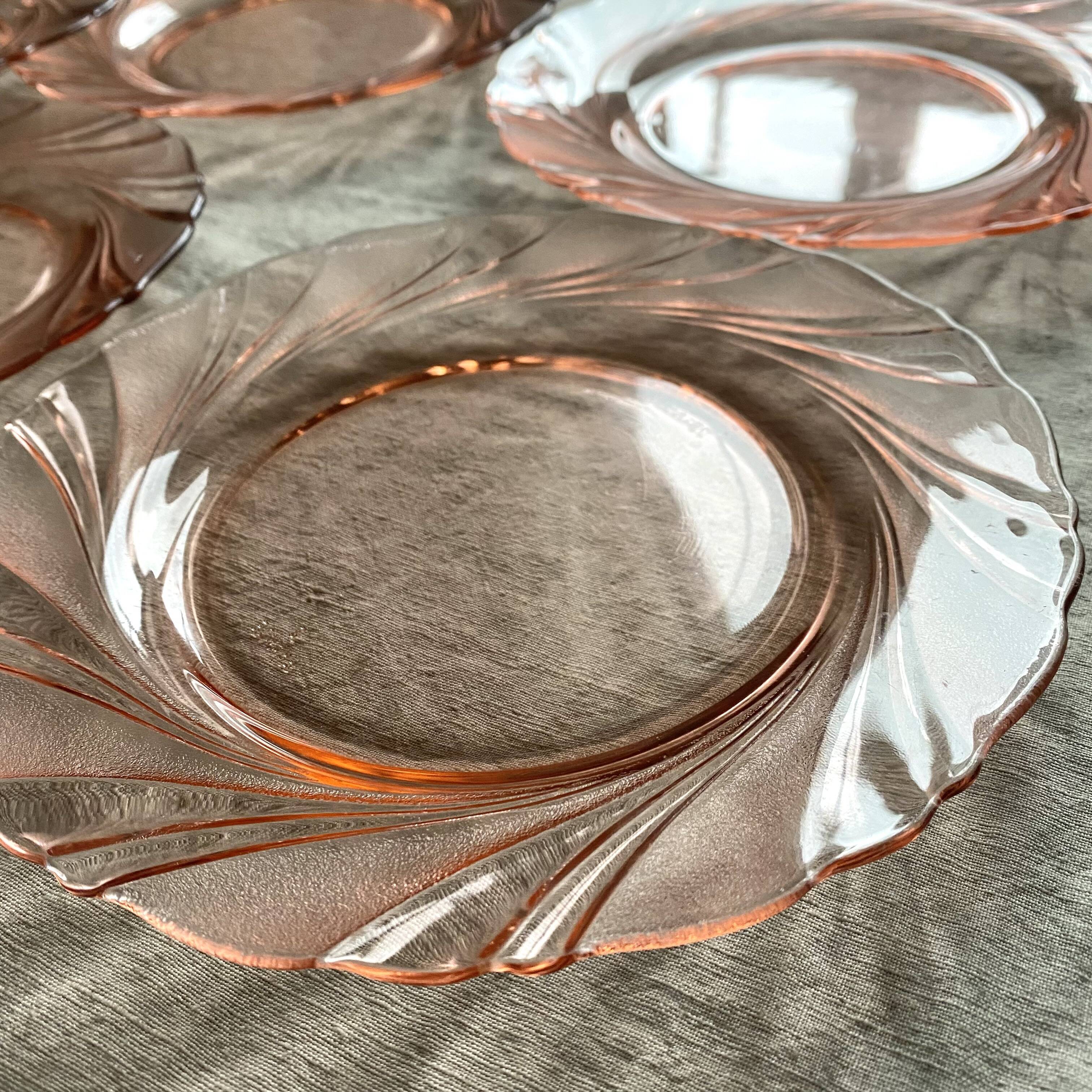 10 vintage dessert plates Vereco