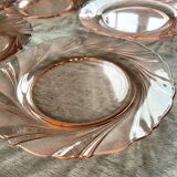 10 vintage dessert plates Vereco