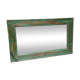 Mirror Wood Old Teak Patina Green 64x3x37cm 11