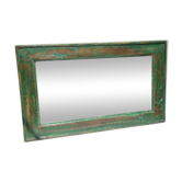 Mirror Wood Old Teak Patina Green 64x3x37cm 11