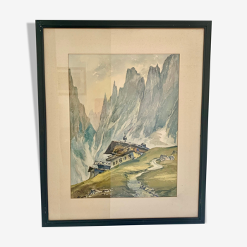 Peinture de paysage, années 1950