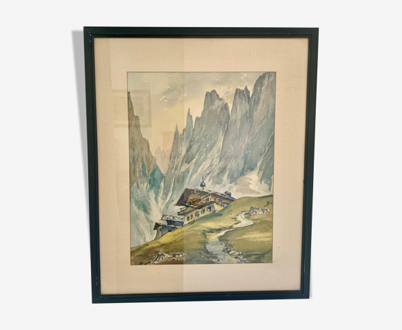 Peinture de paysage, années 1950