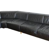 Leather corner sofa