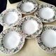6 Churchill Blackberry Trellis Deep Plates