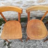 Mismatched bistro chairs