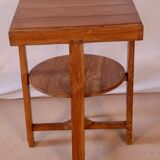 Art Deco gueridon in Burmese teak