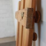 Pine wall coat rack