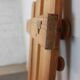 Pine wall coat rack