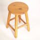 Light wood stool