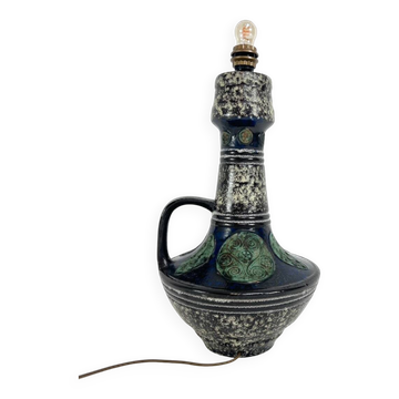 Ceramic Standard floor lamp in West Germany style, 1970s