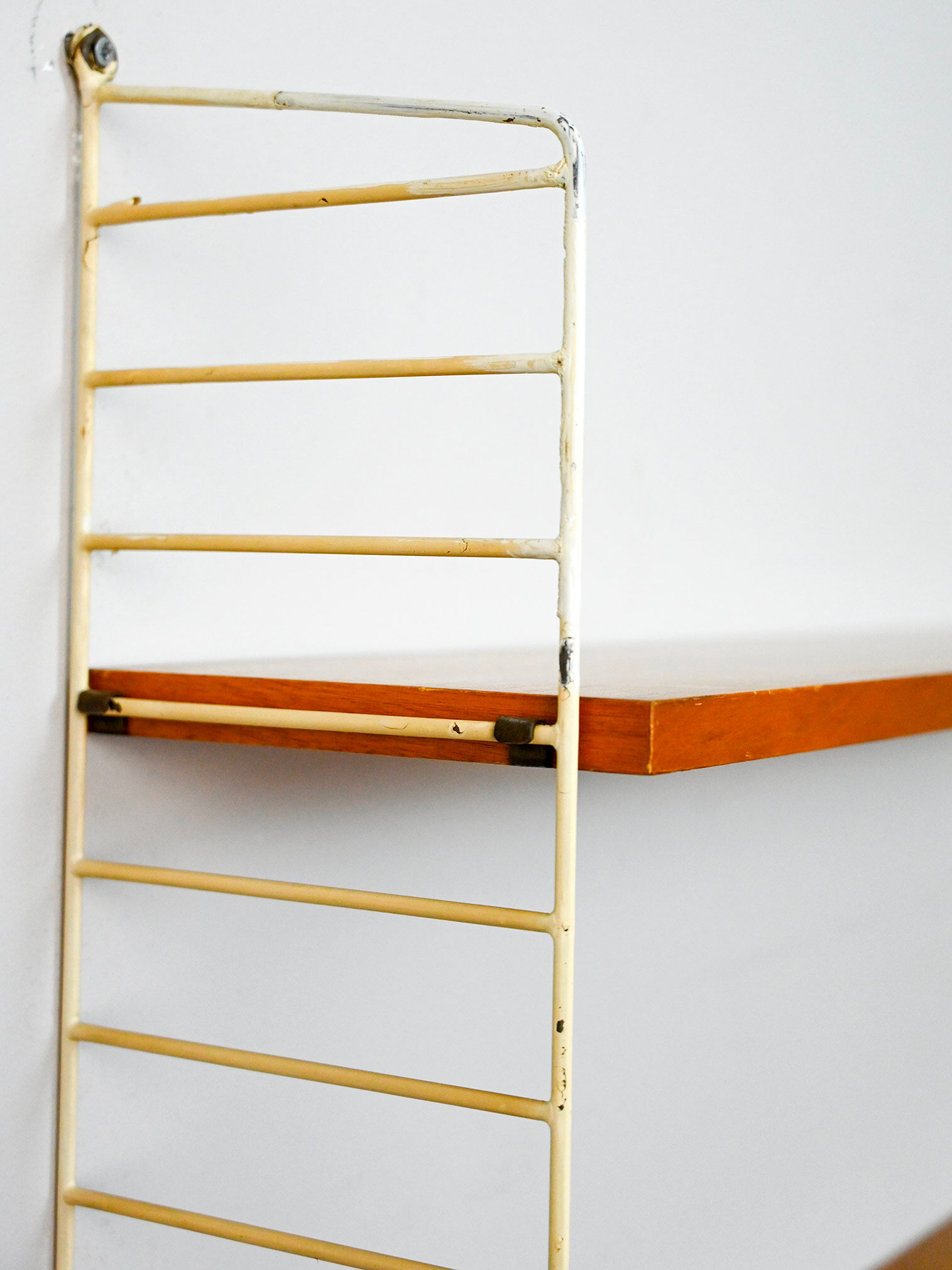 Vintage wall shelf with two shelves