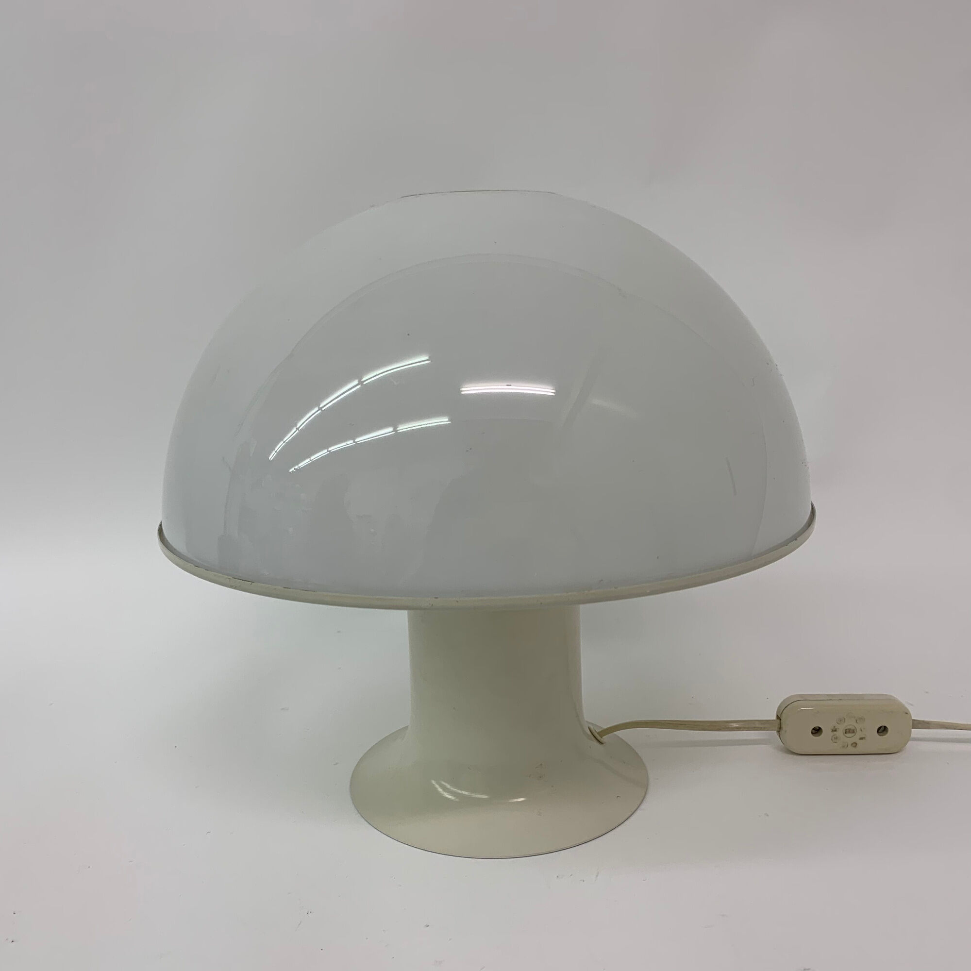 Mid-century design mushroom table lamp Dijkstra holland , 1970's