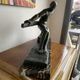 Bronze Sculpture - Georges Gori - The Helmsman - H. 30cm - Base: 15 X 42cm
