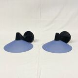 Pair of Lamiprogetti wall lights, Italy, 1980's