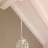 Bubbled glass bell lamp vintage 60s-70s