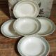 Five old plates Terre de fer from Choisy-Le-Roi HB and cie