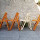 4 folding chairs Allibert 70s