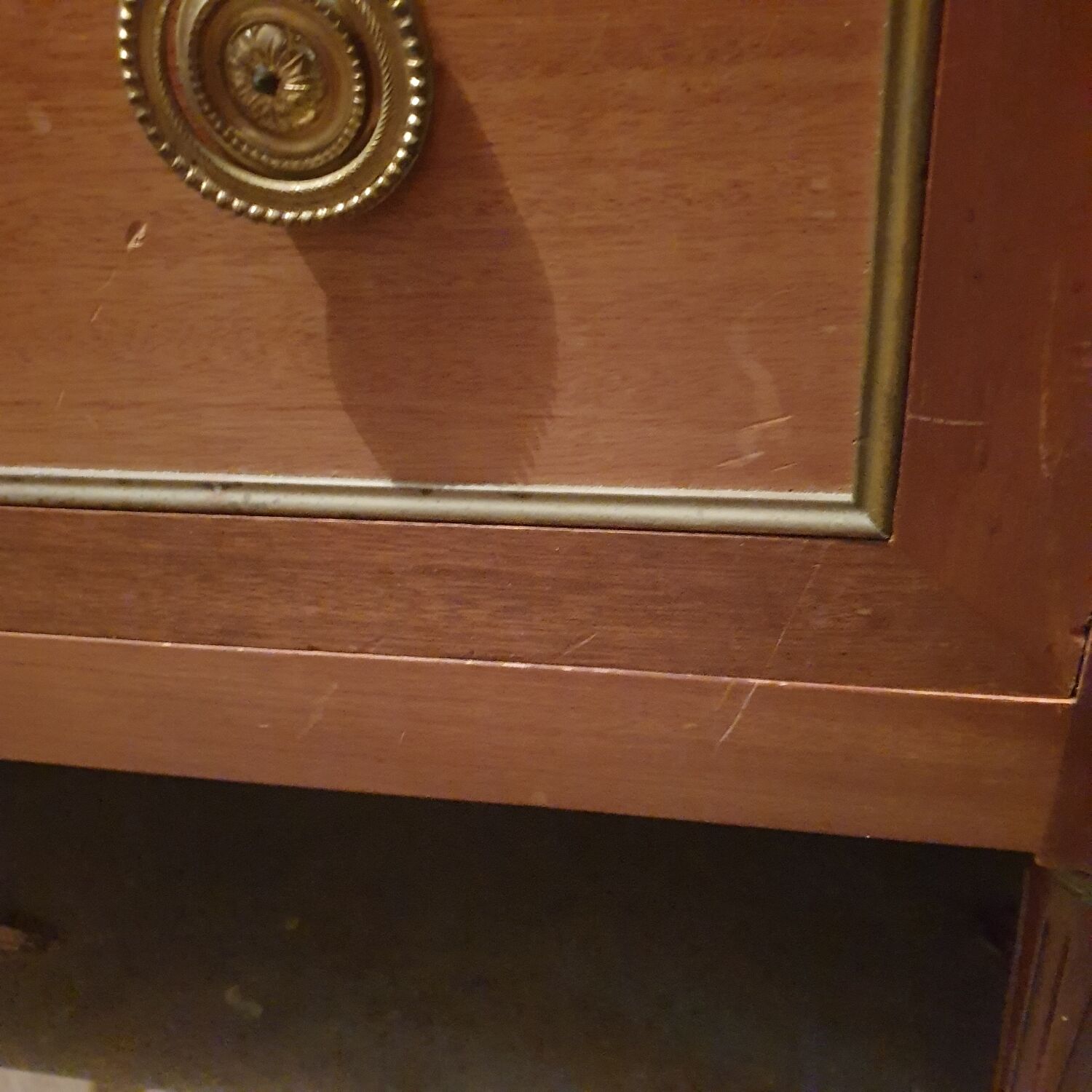 Louis XVI style chest of drawers in the 60s