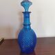 Blue diamond-point carafe "Casa Lopez"