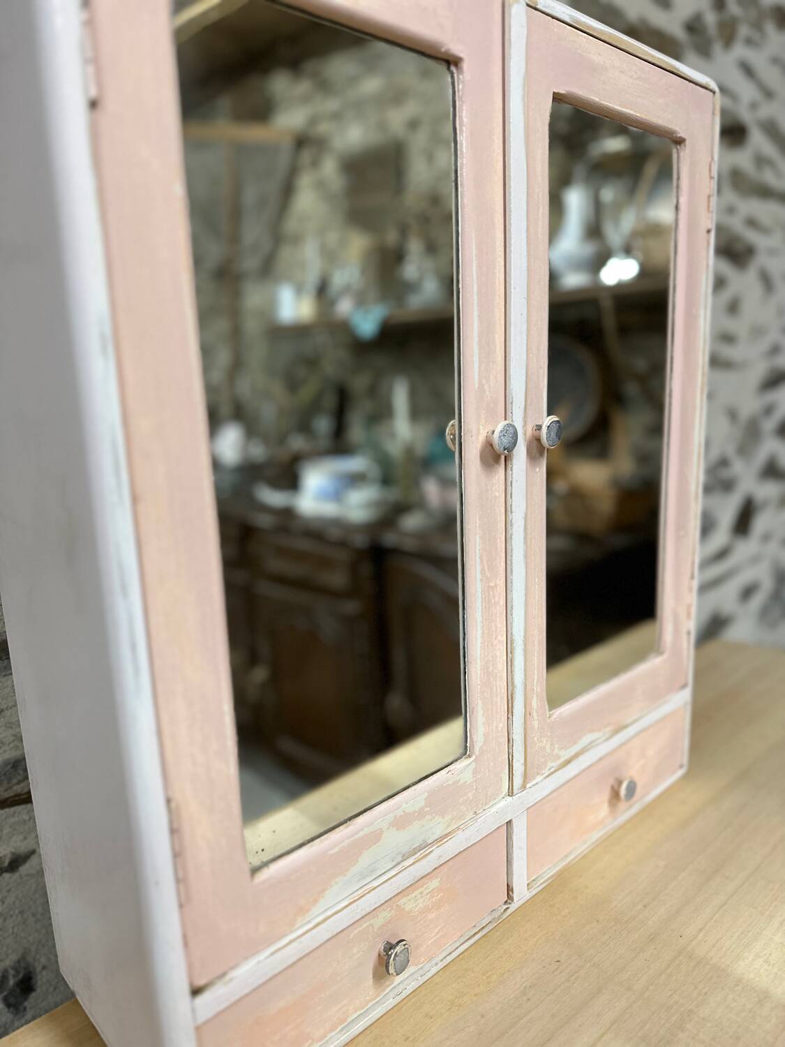 Vintage bathroom cabinet