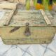 Old wooden chest - industrial decor....