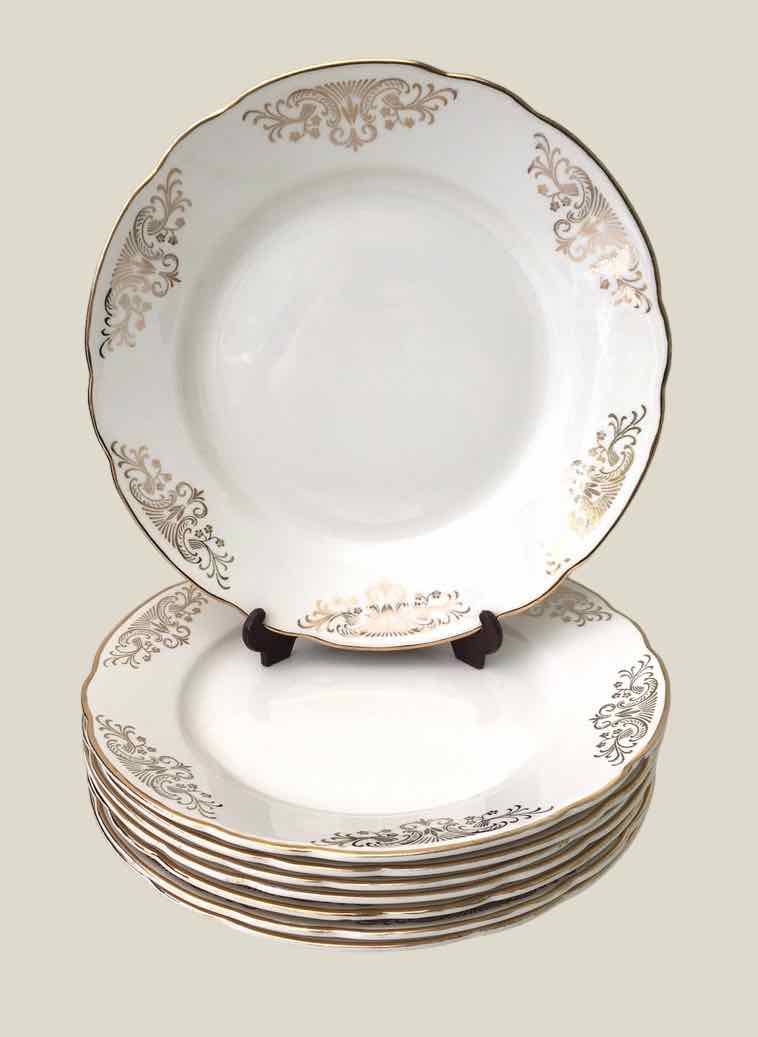 8 flat plates Villeroy and Boch 1950