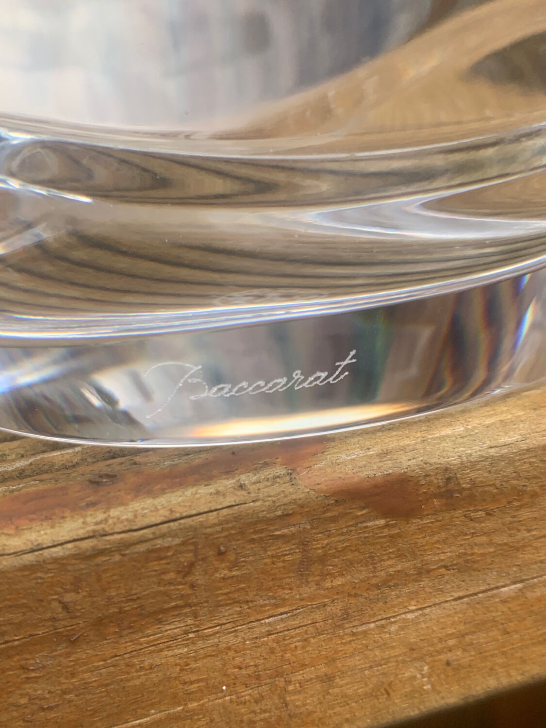 Baccarat crystal cup from the 1970s by Thomas Bastide.