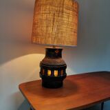 Vintage brutalist table lamp
