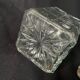 Vintage square whisky decanter square cap