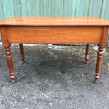Louis Philippe style farmhouse table in solid cherrywood