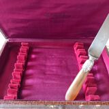Coffret 12 couteaux anciens acier fondu