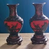 Vases cinabre
