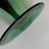 XXL Medici vase in bubbled glass from Empoli, Italian work 1960