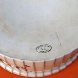 Round soufflé dish n°1 floral decoration porcelain france