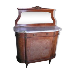 Commode en loupe d'orme - 1900