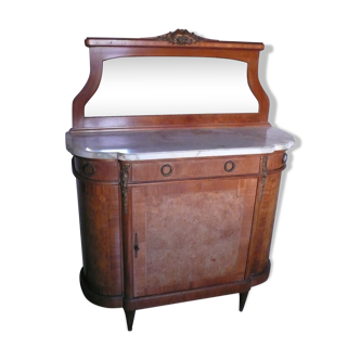 Commode en loupe d'orme 1900