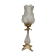 Cut crystal and bronze lamp