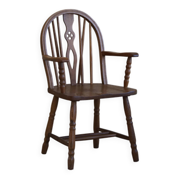 Windsor chair in oak, Edwardian style, 19th century
