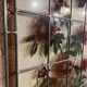 Stained glass "vegetation with peonies"