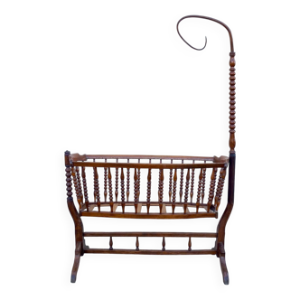 Antique wooden cradle