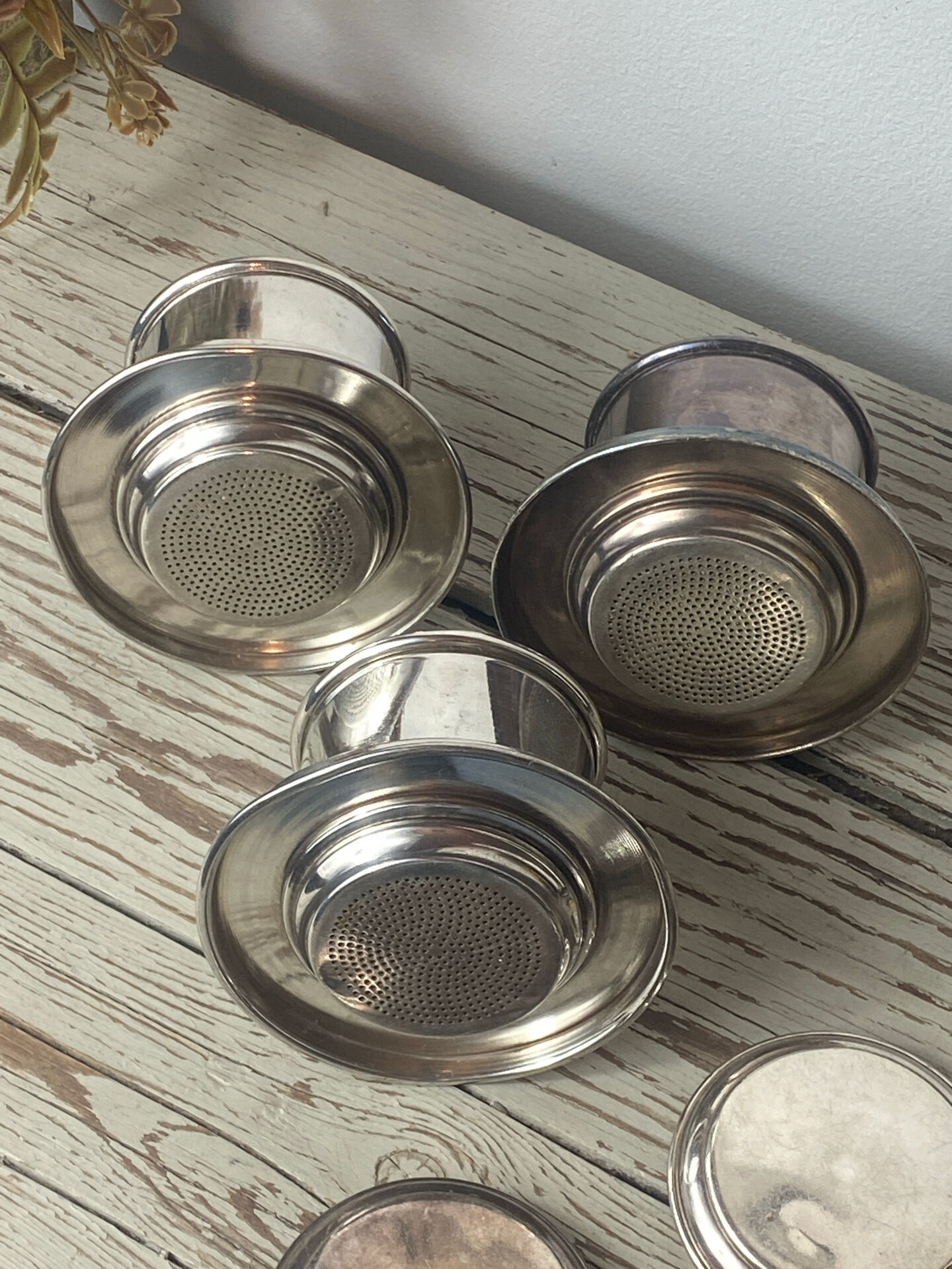 Silver-plated teapots