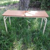 Industrial console double school desk